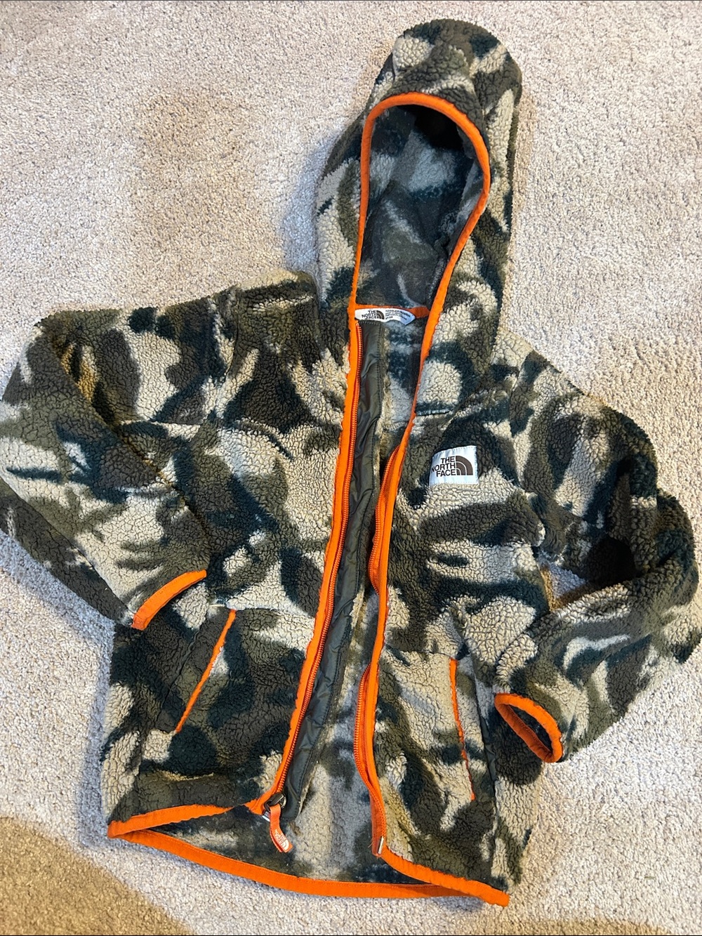 The North Face Kids Camo Sherpa Jacket
